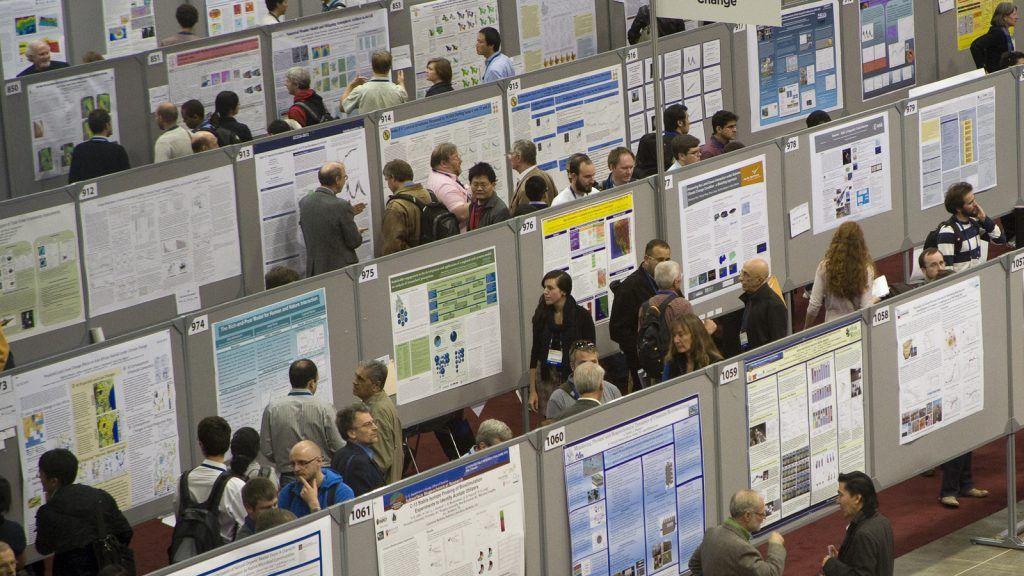 For poster sessions, methods are a must, naturally. But for public communication, they are usually secondary to what scientists know and why they think it matters. (Source: NASA / JPL)