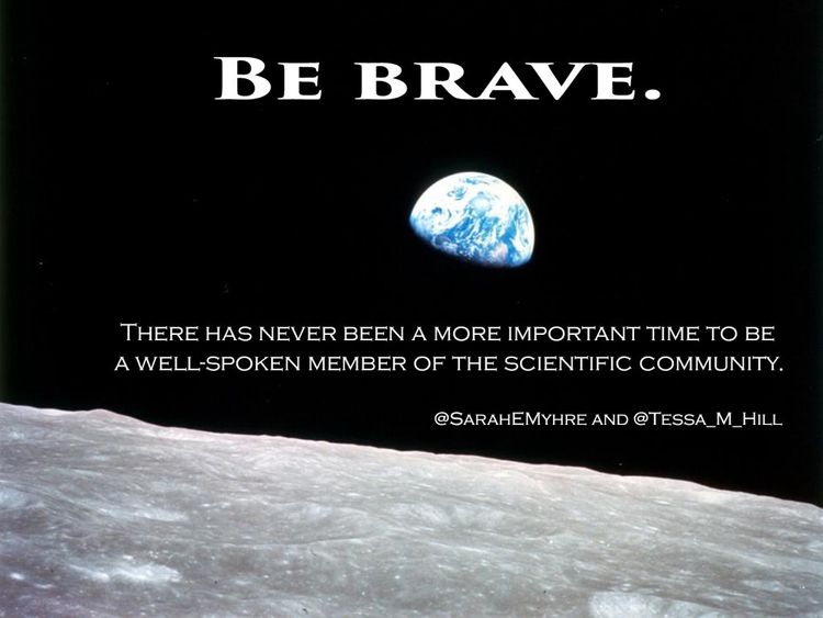 Be Brave, Even as You Find Your Science Communication Voice