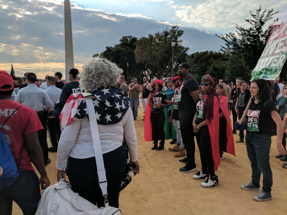 What The Viral Now This Video About Black Lives Matter at the Trump Rally Actually Looked Like on…